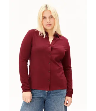 ARMEDANGELS •• NALAANNIA Blouse | Velvet red