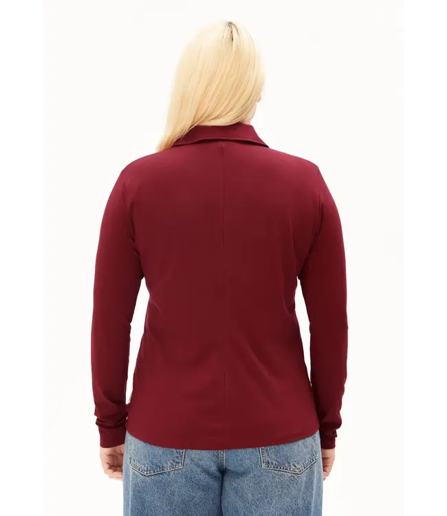 ARMEDANGELS •• NALAANNIA Blouse | Velvet red