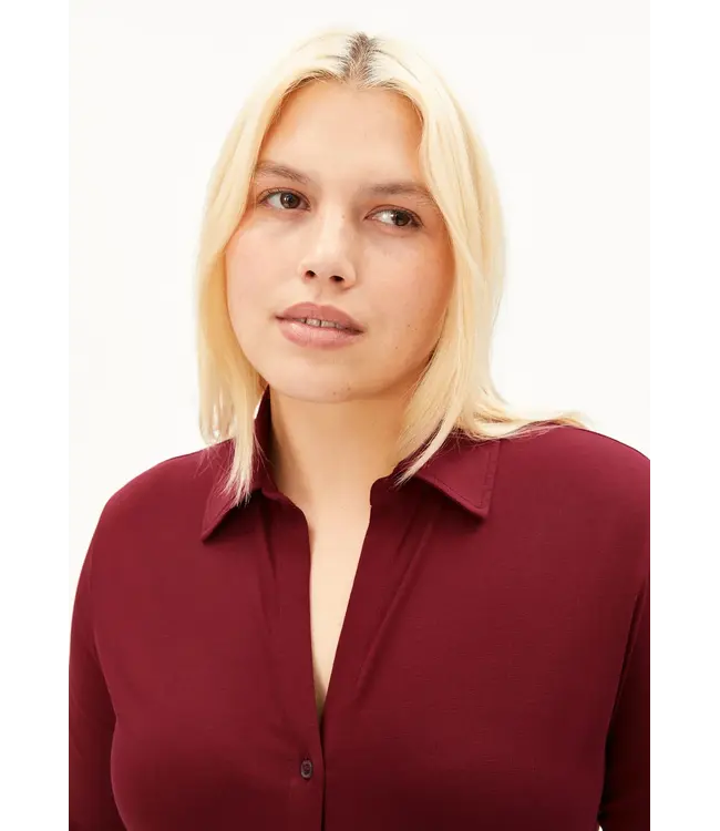 ARMEDANGELS •• NALAANNIA Blouse | Velvet red