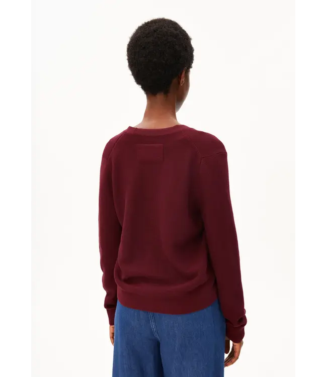 ARMEDANGELS •• Menaal Links Links Cardigan | Velvet Red