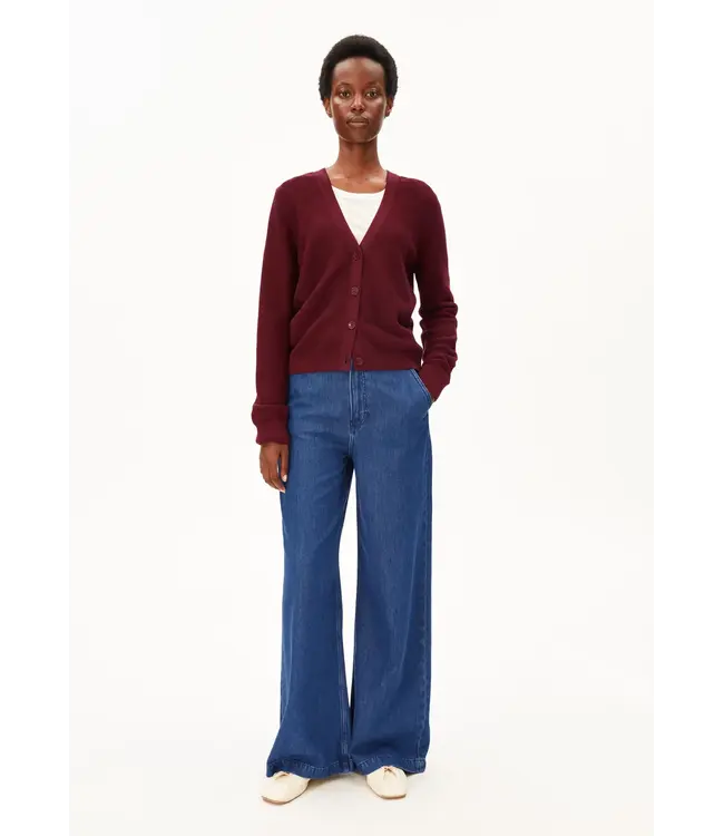 ARMEDANGELS •• Menaal Links Links Cardigan | Velvet Red