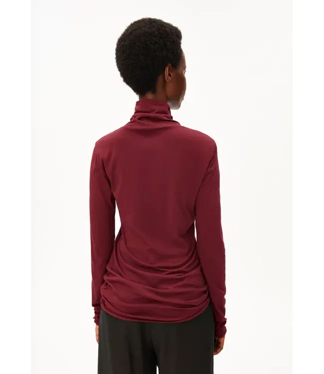 ARMEDANGELS •• Grazilianaa Soft Longsleeve | Velvet Red