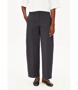 ARMEDANGELS •• Barrel leg twill Pant | Dark Steel