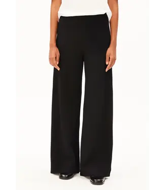 ARMEDANGELS •• Basic Wide Leg Jersey pants | Black
