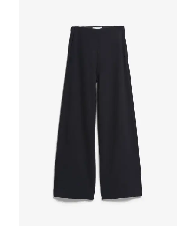 ARMEDANGELS •• Basic Wide Leg Jersey pants | Black