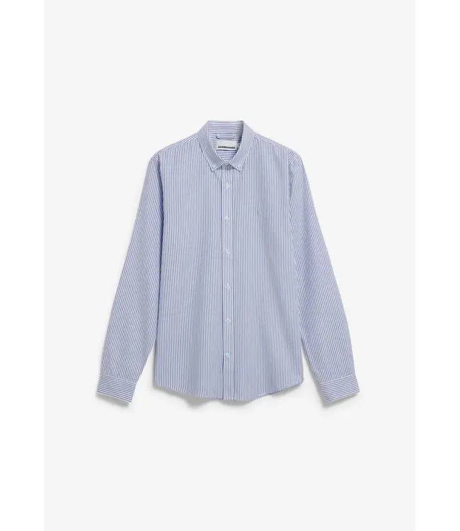ARMEDANGELS •• Quaasa stripe longsleeve shirt | Dark morning