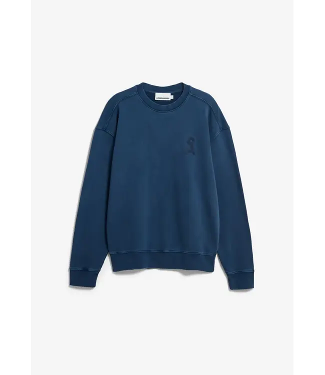 ARMEDANGELS •• Iconic A GMT Dye Sweatshirt | Tinted Navy Washed