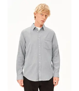 ARMEDANGELS •• Araamo Flannel Shirt | Silver Melange