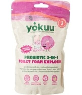 •• Probiotic 5-in-1 toilet foam explosion