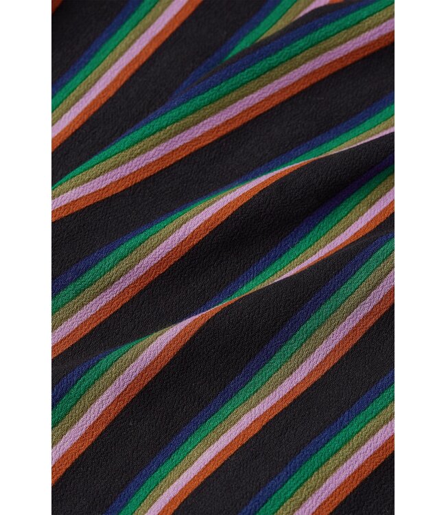 KING LOUIE •• Rosie Blouse Harley Stripe | Black