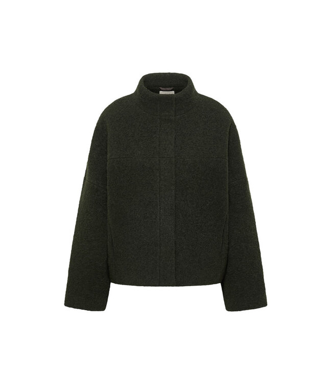 LANIUS •• Boucle jacket GOTS | Dark Turtle