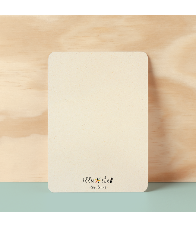 Illu-ster •• Ansichtkaart | Vinyl vibes
