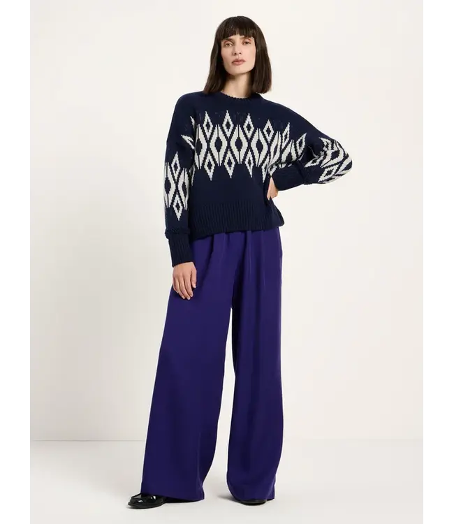 LANIUS •• Norweger Pullover GOTS | Midnight