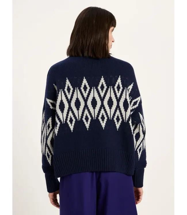 LANIUS •• Norweger Pullover GOTS | Midnight