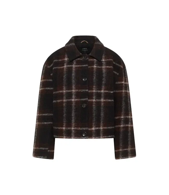 LANIUS •• Karo Jacket | Black/Brown/Multicolour