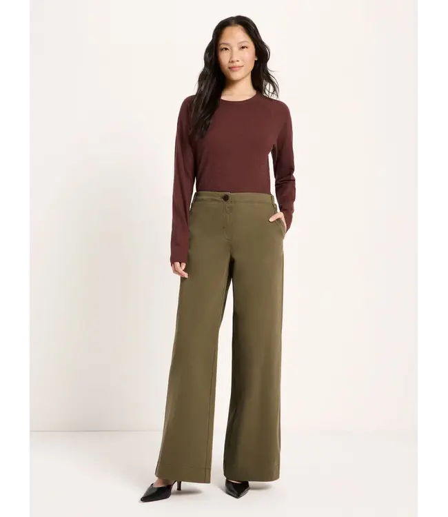 LANIUS •• Wide-leg trousers OCS | Turtle