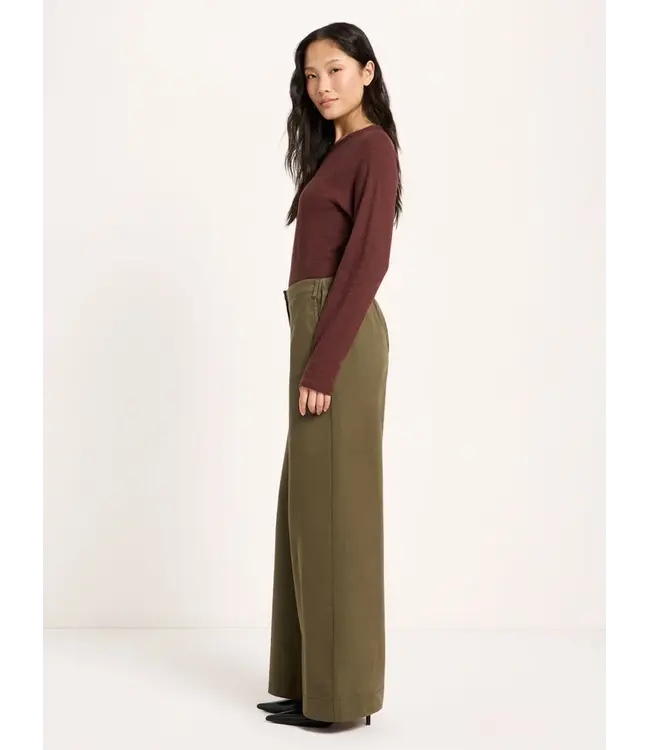 LANIUS •• Wide-leg trousers OCS | Turtle