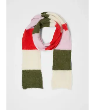 LANIUS •• Narrow Scarf | Multicolour stripe