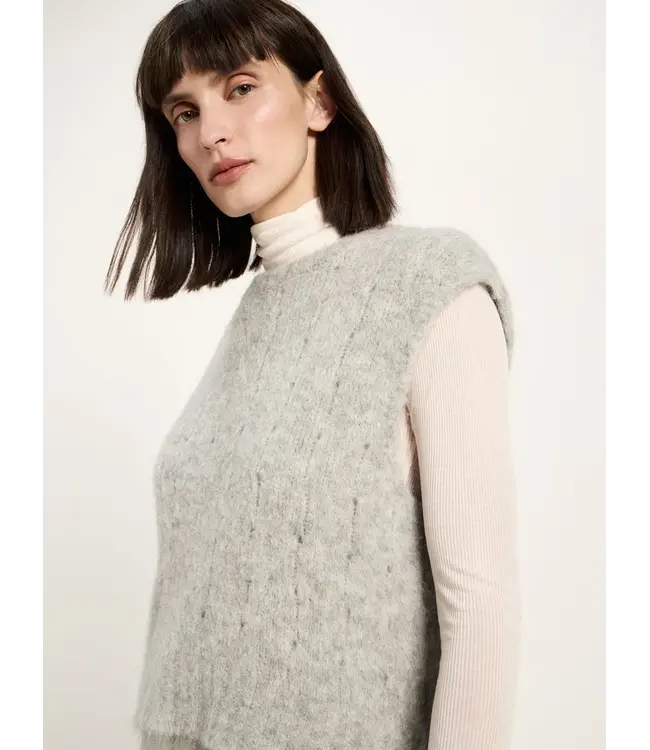 LANIUS •• Sweater Vest | Grey Melange