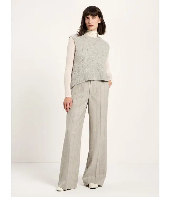 LANIUS •• Sweater Vest | Grey Melange