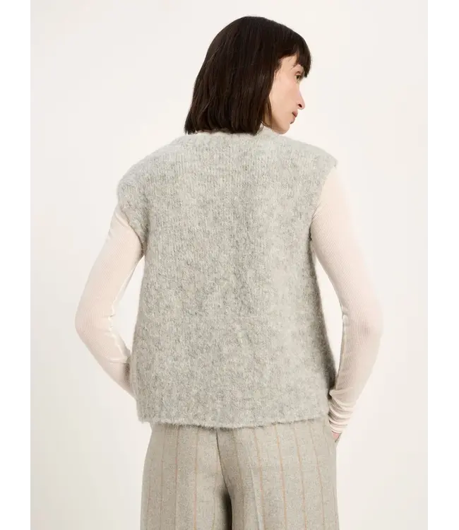 LANIUS •• Sweater Vest | Grey Melange
