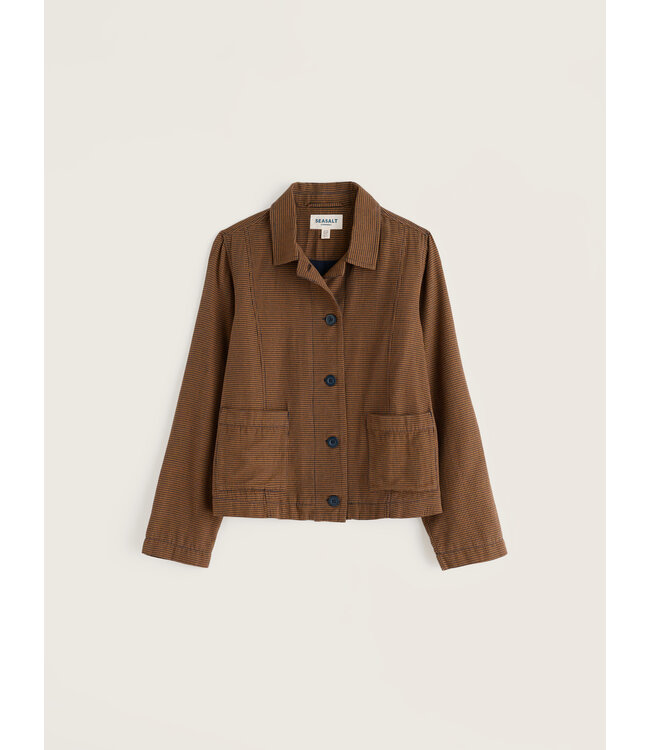 SEASALT CORNWALL •• Carnon Downs Jacket | Forest Garden Claystone