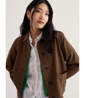 SEASALT CORNWALL •• Carnon Downs Jacket | Forest Garden Claystone