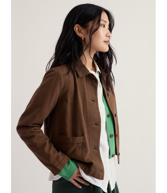 SEASALT CORNWALL •• Carnon Downs Jacket | Forest Garden Claystone