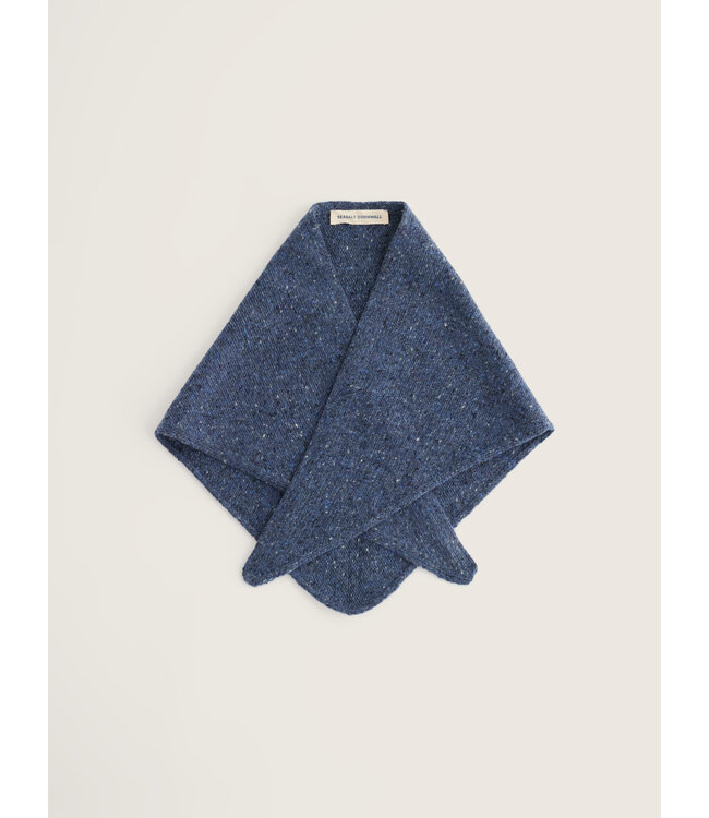 SEASALT CORNWALL •• Wild Bilberry Knitted Triangle Scarf | Squall