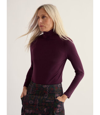 SEASALT CORNWALL •• Landing Top Rollneck | Dark Hellebore