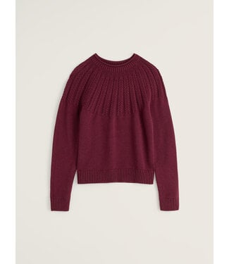 SEASALT CORNWALL •• Stone Chat Jumper | Plum Berry