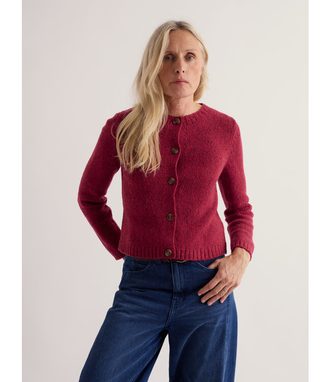 SEASALT CORNWALL •• Dawson Pick Cardigan Merino | Dahlia