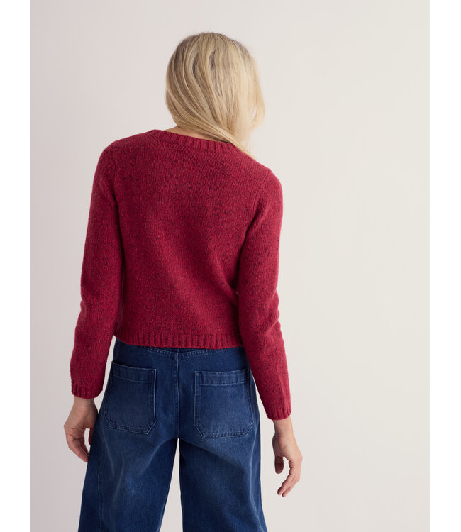 SEASALT CORNWALL •• Dawson Pick Cardigan Merino | Dahlia