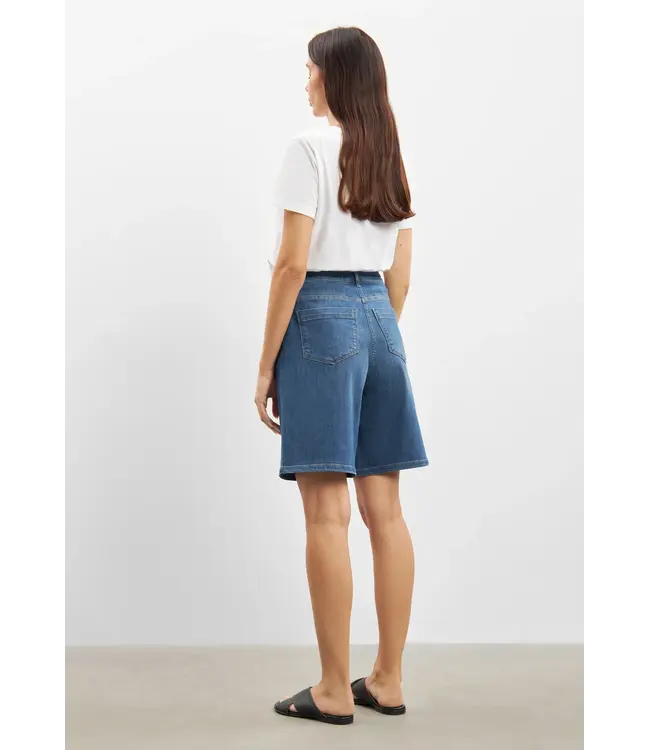 LAURIE •• Carol Loose Shorts | Washed Blue Denim