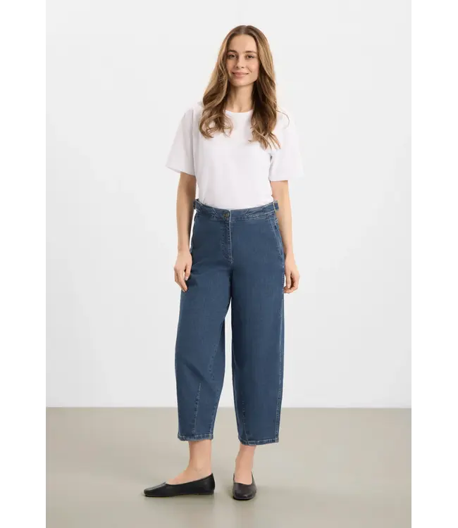 LAURIE •• Freya Tapered Loose CL | Blue Denim