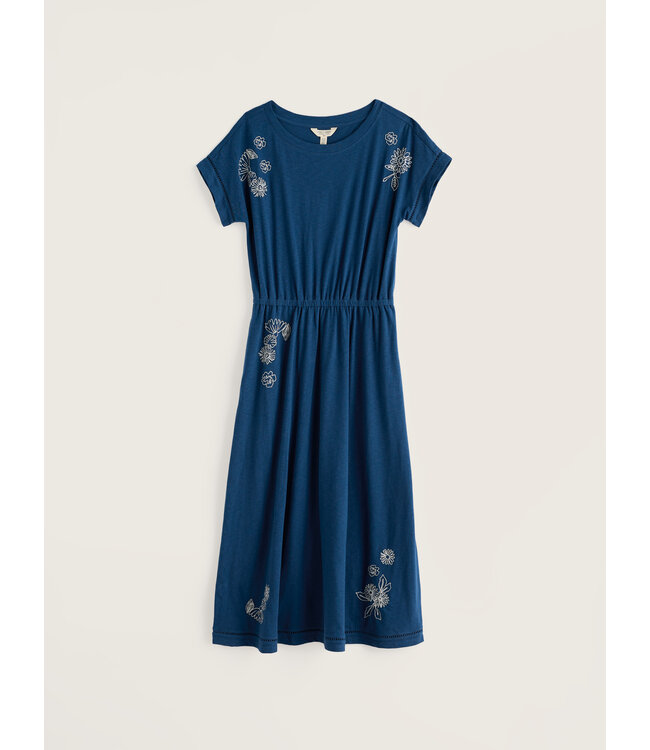 SEASALT CORNWALL •• Bay Tree Dress | Gardener's Embroidery Marine
