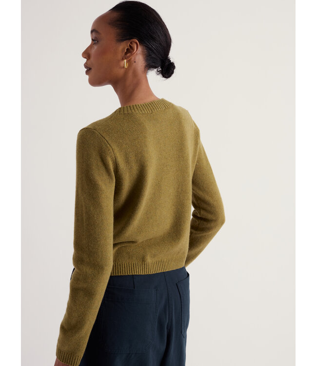 SEASALT CORNWALL •• Tern Tide Cardigan | Fern Moss