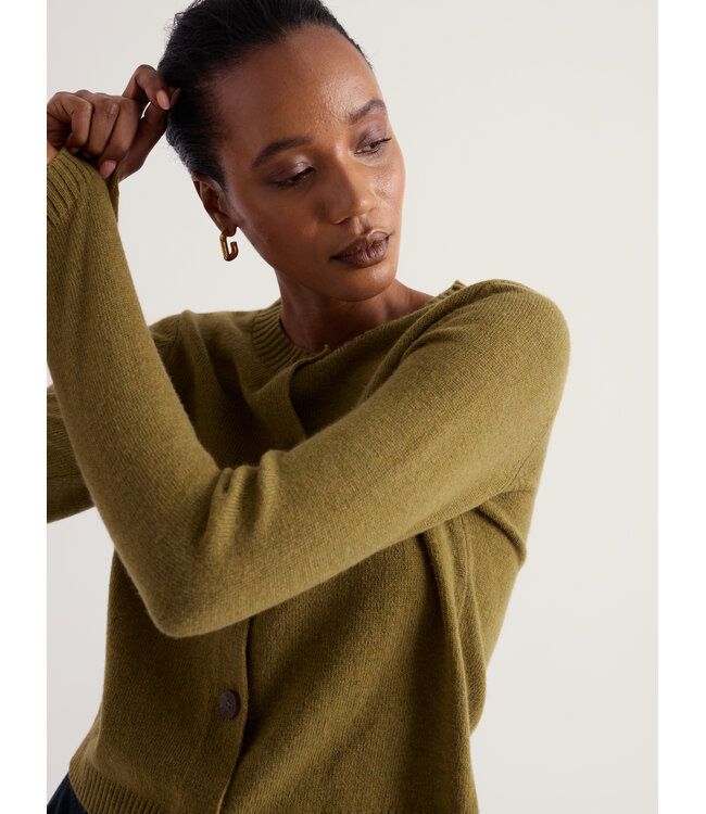 SEASALT CORNWALL •• Tern Tide Cardigan | Fern Moss