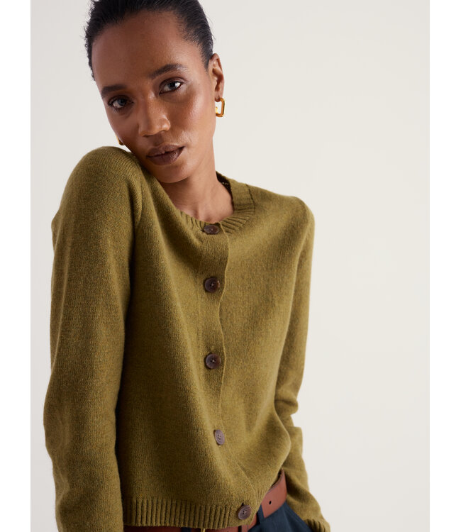 SEASALT CORNWALL •• Tern Tide Cardigan | Fern Moss