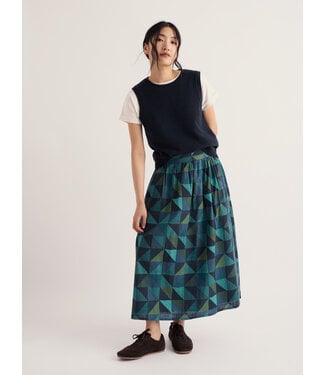 SEASALT CORNWALL •• Mevagissey Skirt | Blanket Geo Estuary