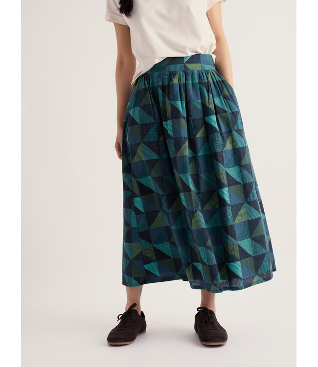SEASALT CORNWALL •• Mevagissey Skirt | Blanket Geo Estuary