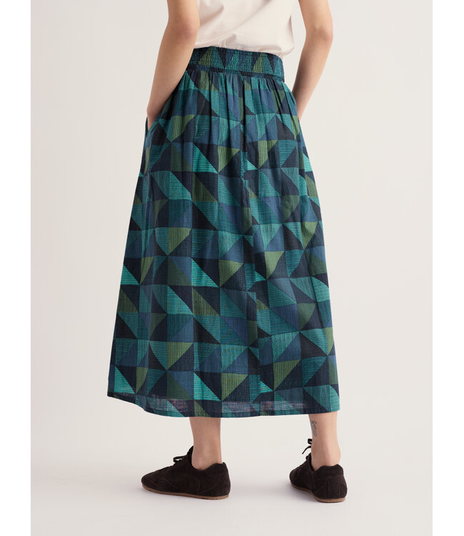 SEASALT CORNWALL •• Mevagissey Skirt | Blanket Geo Estuary