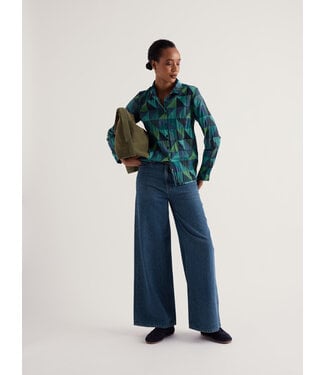 SEASALT CORNWALL •• Blouse Larissa | Blanket Geo estuary
