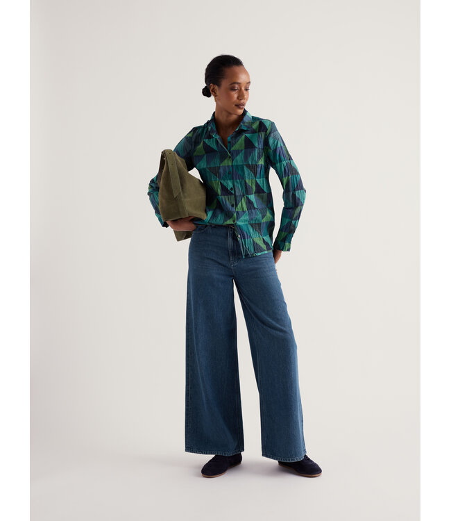 SEASALT CORNWALL •• Blouse Larissa | Blanket Geo estuary