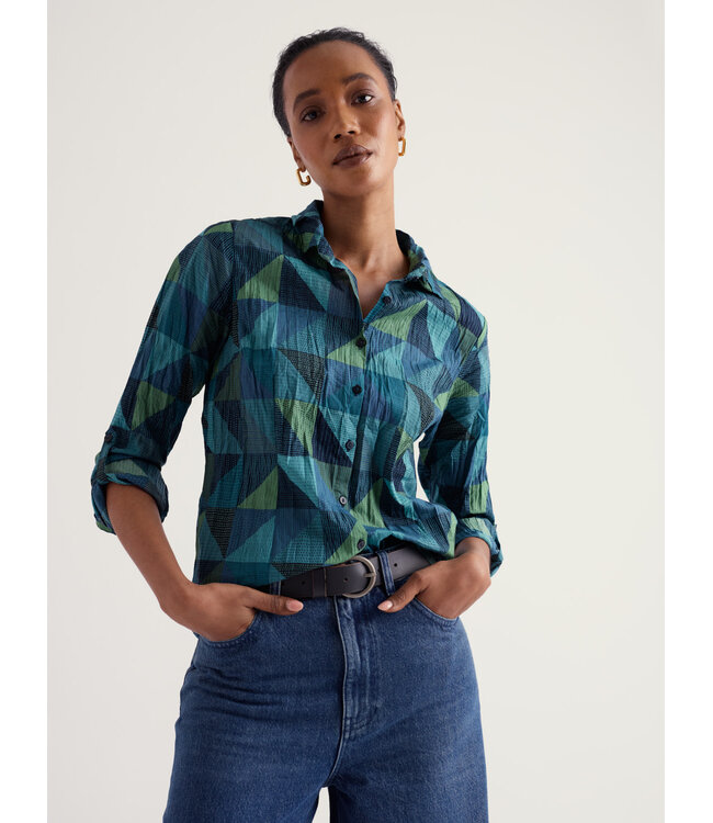 SEASALT CORNWALL •• Blouse Larissa | Blanket Geo estuary