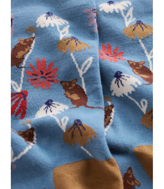 SEASALT CORNWALL •• Womens bamboo Arty Socks | Harvest Mouse Estuary