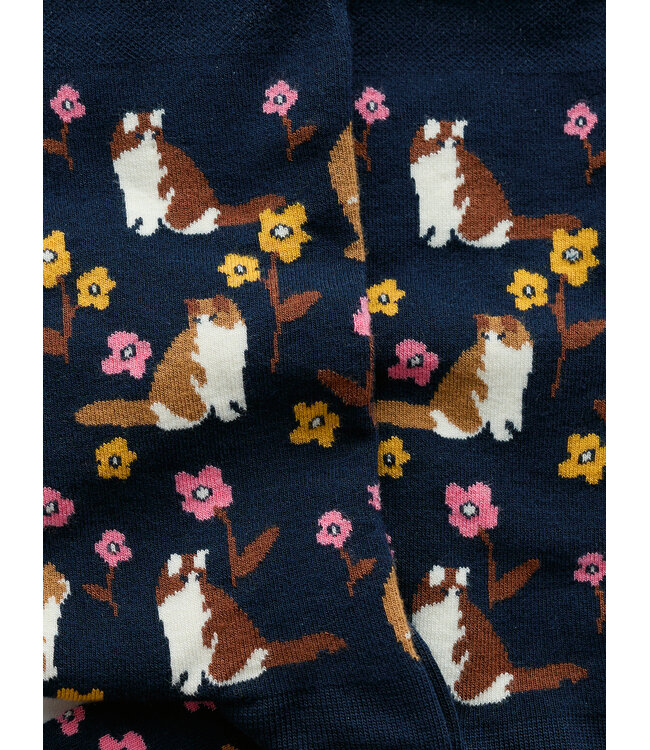 SEASALT CORNWALL •• Womens bamboo Arty Socks | Lazy Days Maritime