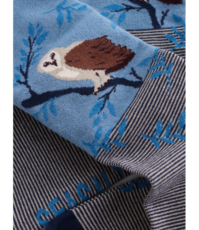 SEASALT CORNWALL •• Womens bamboo Arty Socks | Perched Owl Maritime