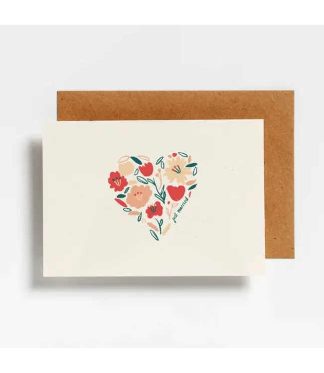Hello August •• Postkaart | Just married