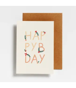 Hello August •• Postkaart | Text Happy bday